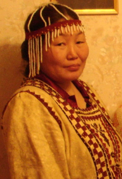 Yakut Indigenous women in Traditional Clothing from Siberia