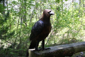 Eagle forged by Beate Stormo. Snowchange, 2008.