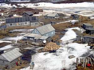 Sosnovka from air. Snowchange, 2016