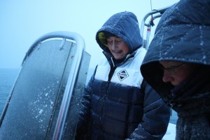 Nuunoq, a knowledge holder and a Disko Bay hunter in Aasiaat, Greenland, December 2017.