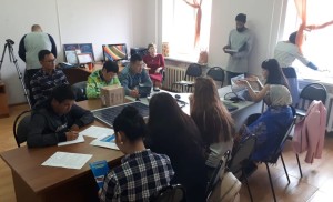Training under way in Yakutsk.