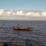 Nibela fisherman on lake St. Lucia