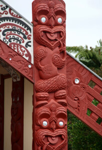 A detail from the Owae marae. Photo: Gleb Raygorodetsky