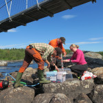 Microplastics team at work